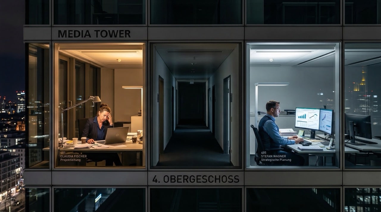 Wenn die Folie leer bleibt – Was Führungskräfte in der Restrukturierung wirklich brauchen